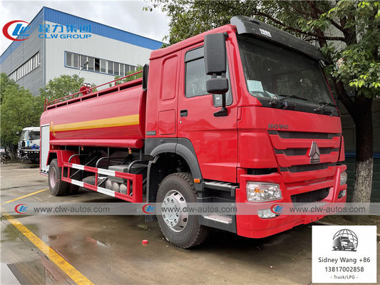 Sinotruk Howo 4x2 Fire Fighting Truck With 15cbm Water Tank