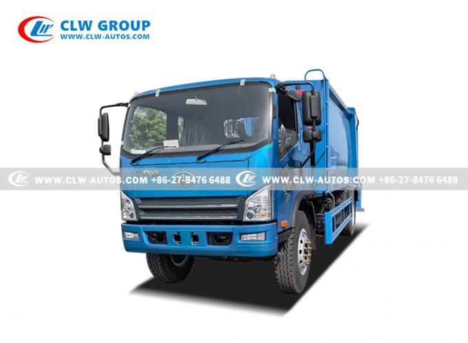 FAW 14m³ Compactor Garbage Truck front view