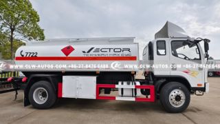 FAW 4x2 移動式燃料タンカー トラック、Censtar ディスペンサー付き