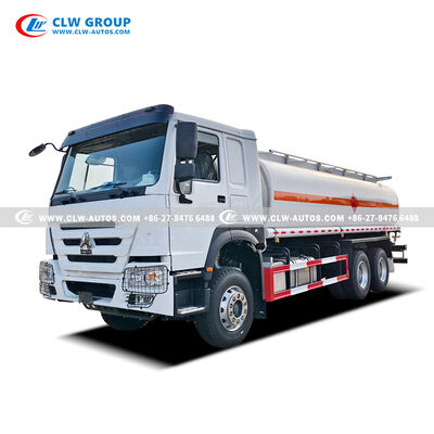 HOWO 371HP 20,000L Fuel Tanker Truck – 6x4 Heavy-Duty Diesel Bowser for Mining and Commercial Fuel Distribution