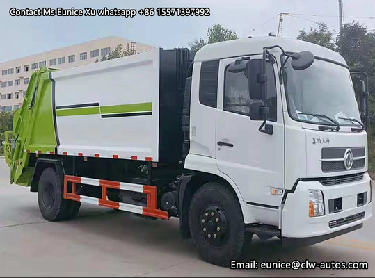 Dongfeng 14m3 Large capacity  reliable quality refuse Garbage Compactor Truck Waste collection truck