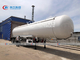 25t 50cbm 50000 Liters 50m3 LPG Gas Tank Semi Trailer LPG Delivery Tank With Sunshelter