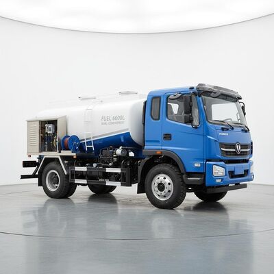 SINOTRUK HOWO CAFU 6000L Fuel Refueling Truck with Dual-Compartment Tank and YUNNEI YN4102 Diesel Engine