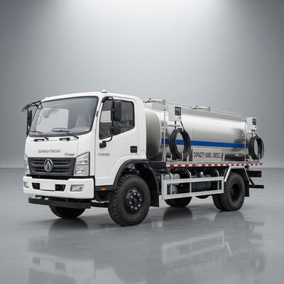 SINOTRUK HOWO CAFU 6000L Fuel Refueling Truck with Dual-Compartment Tank and YUNNEI YN4102 Diesel Engine