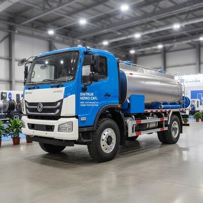 SINOTRUK HOWO CAFU 6000L Fuel Refueling Truck with Dual-Compartment Tank and YUNNEI YN4102 Diesel Engine