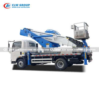 Sinotruk HOWO 28m Aerial Platform Truck with 7-Section Telescopic Boom and 360° Rotation for Elevated Work