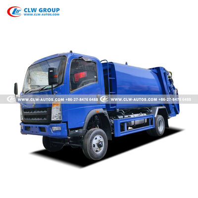 Sinotruk Howo 4x4 8m³ High-Compaction Garbage Compactor Truck with Leak-Proof Sealing and All-Terrain Chassis