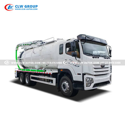 FAW JK6 Combined Jetting Truck with 310HP Weichai Engine High-Strength Carbon Steel Tank and One-Key Switching for Efficient Sanitation