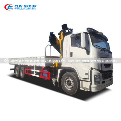 Isuzu FVZ 300HP 10-Ton Knuckle Boom Crane Truck with Integrated Transport and Lifting for Construction and Logistics