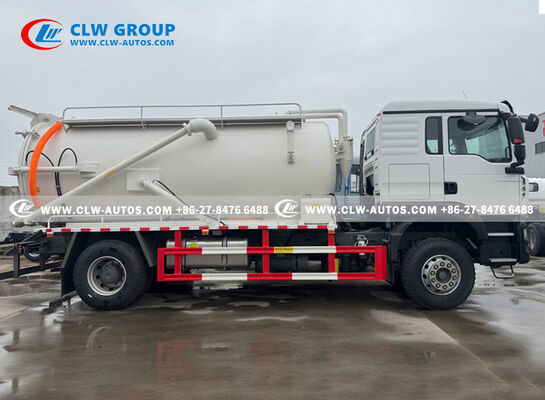 Sinotruk HOWO TX 22,000L Water Sprinkler Tanker with 371HP Turbocharged Engine and 360° High-Pressure Water Cannon for Dust Control
