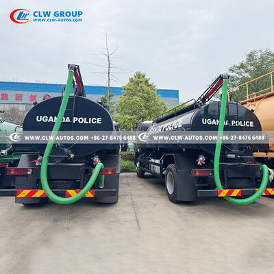 FAW 10CBM Fecal Vacuum Suction Truck with 260HP Engine and SK-12 Water Ring Pump for Heavy-Duty Waste Management