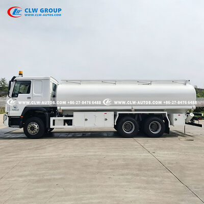 Sinotruk HOWO 6x4 20,000L Fuel Tanker Truck with 340HP Diesel Engine and PTO-Driven Pump for Bulk Fuel Transport