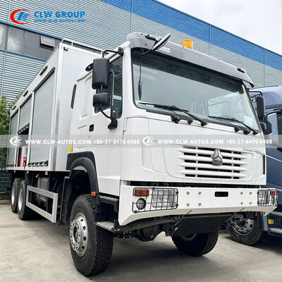 Sinotruk HOWO 6x6 All-Wheel Drive Crude Oil Tanker with 371HP Diesel Engine and Carbon Steel Tank for Off-Road Logistics