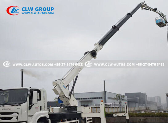 ISUZU GIGA 34-Meter Insulated Aerial Work Truck with Dielectrically Insulated Bucket and Articulated Folding Arm