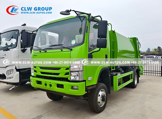 I-SUZU 700P 4x4 RHD 190hp Garbage Compactor Truck and 9m³ Compaction Volume