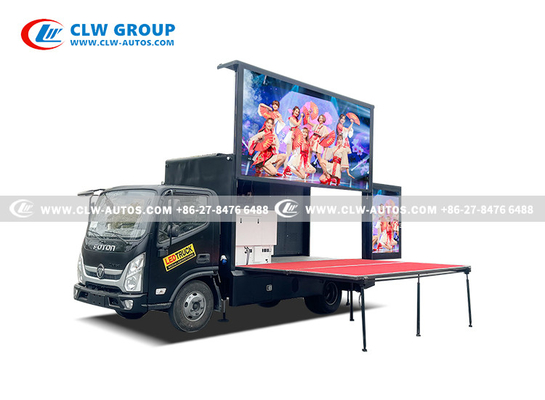 Foton Aumark Euro III アウトドア モバイル LED 広告 プレスボード トラック パフォーマンスステージ