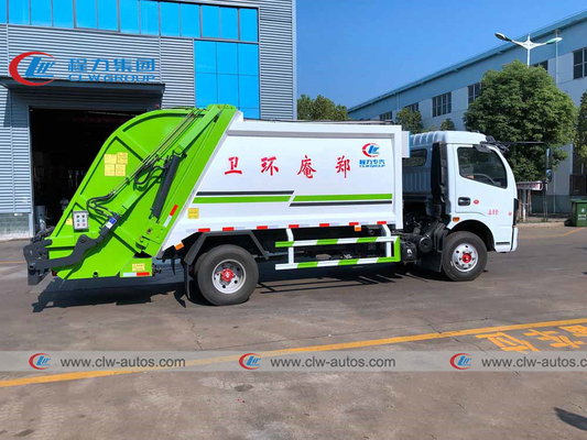 Dongfeng 4x2 8cbmの廃物のコンパクターのトラックの屑コレクションのトラック
