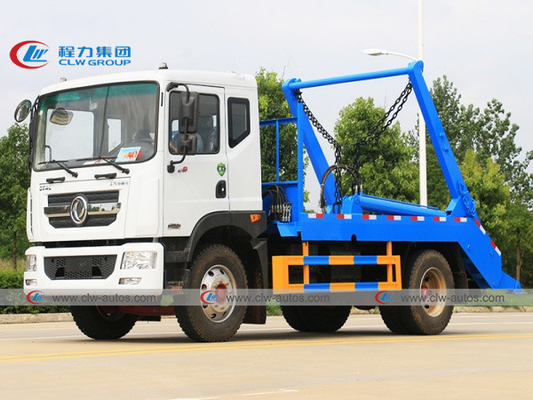 Sinotruk Howo 4x2 8-10CBMのごみ収集のトラックのスキップの積込み機の振動腕のごみ収集車